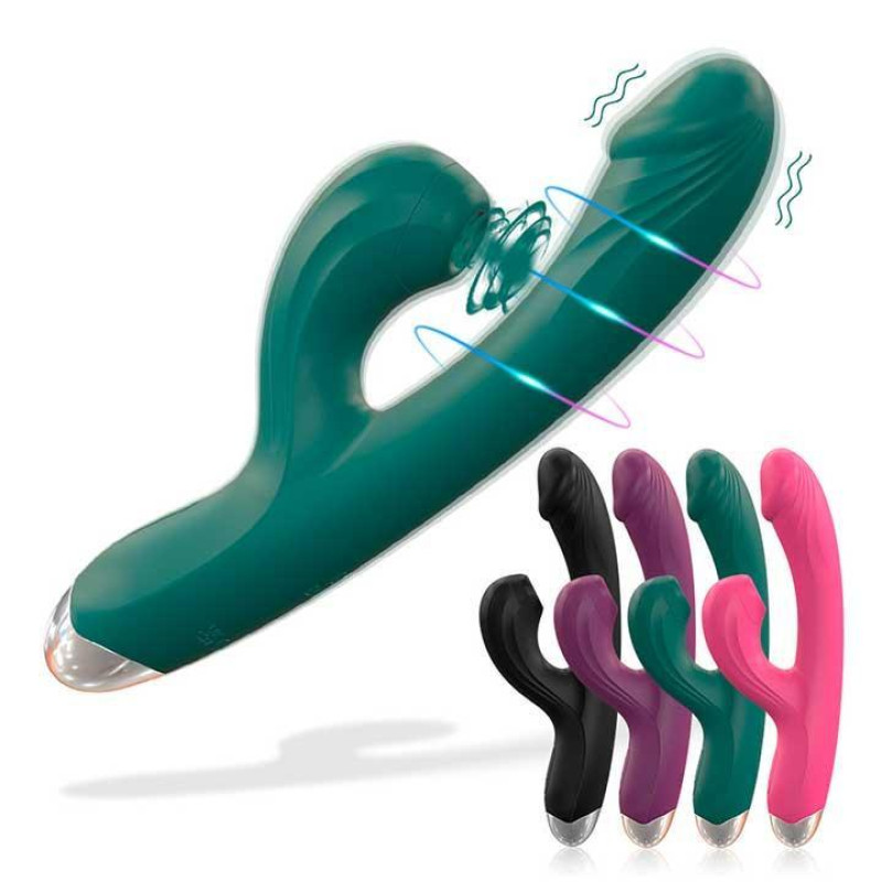 Вуманайзер Melo 20 режимов для клитора и точки G Черный