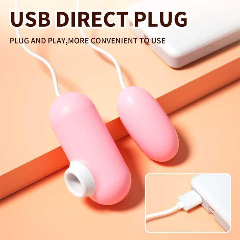 Подвійне вакуумне віброяйце Вуманайзер з USB, 10 режимів