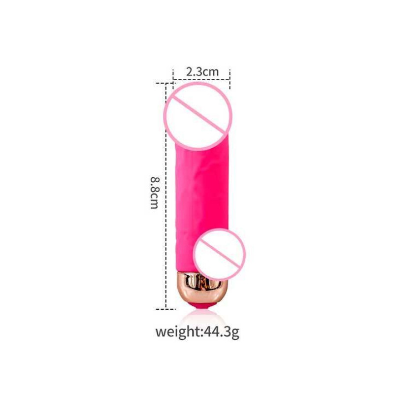 Смарт мини-вибратор для клитора Love Spouse USB розовый