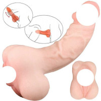 Мастурбатор-насадка для пениса 2 в 1