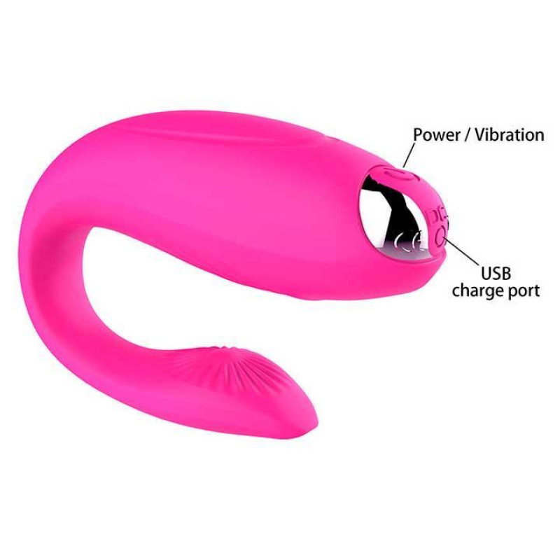 Вибратор для пар G-Sex USB Фуксия
