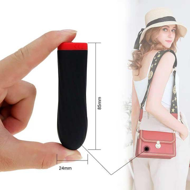 Мінівібратор Rechargeable Silicone Touch 10 режимів чорний