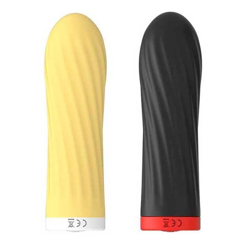 Мінівібратор Rechargeable Silicone Touch 10 режимів вібрації жовтий