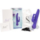 Вибратор-кролик Swan Touch Duo Purple с сенсорным управлением и ротацией