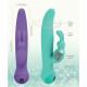 Вибратор-кролик Swan Touch Duo Purple с сенсорным управлением и ротацией
