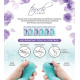 Вибратор-кролик Swan Touch Duo Purple с сенсорным управлением и ротацией