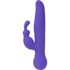 Вибратор-кролик Swan Touch Duo Purple с сенсорным управлением и ротацией — Keks-Hub