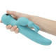Вибратор-кролик SWAN Touch Duo Teal с сенсорным управлением, ротацией и глубокой вибрацией