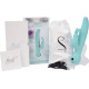 Вибратор-кролик SWAN Touch Duo Teal с сенсорным управлением, ротацией и глубокой вибрацией