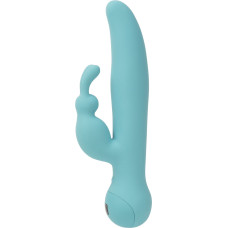 Вибратор-кролик SWAN Touch Duo Teal с сенсорным управлением, ротацией и глубокой вибрацией — Keks-Hub