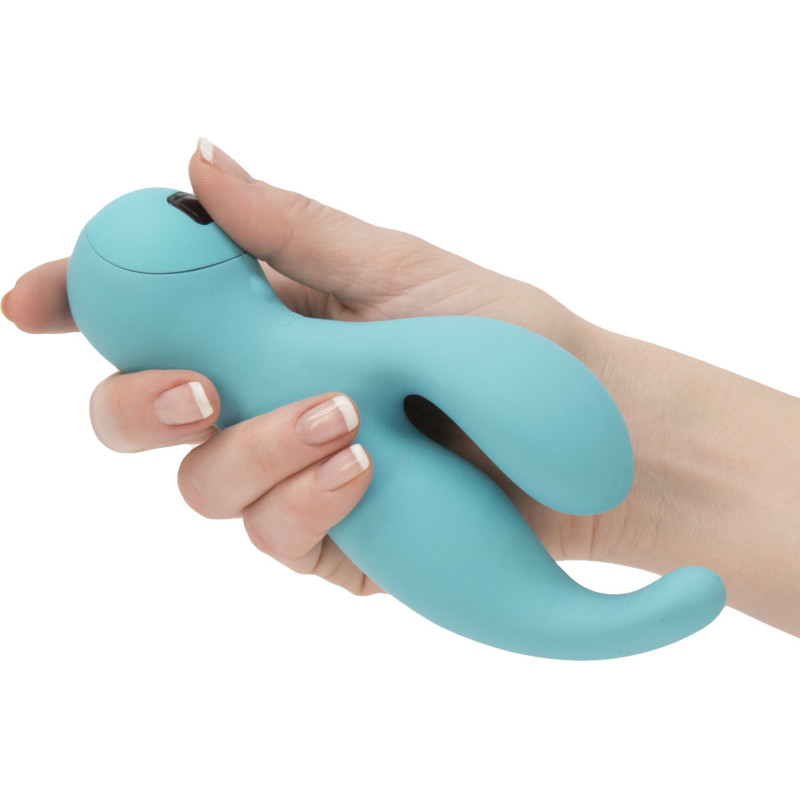 Вибратор-кролик SWAN Touch Solo Teal с сенсорным управлением, глубокая вибрация для точки G
