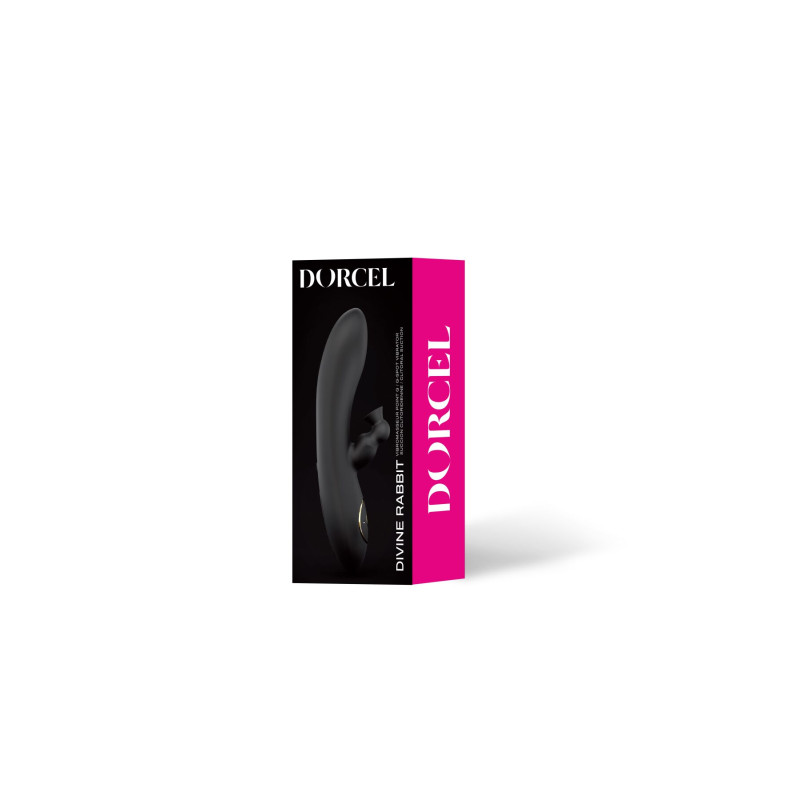 Вакуумный вибратор-кролик Dorcel DIVINE RABBIT с 10 режимами вибрации и 3 режимами вакуума