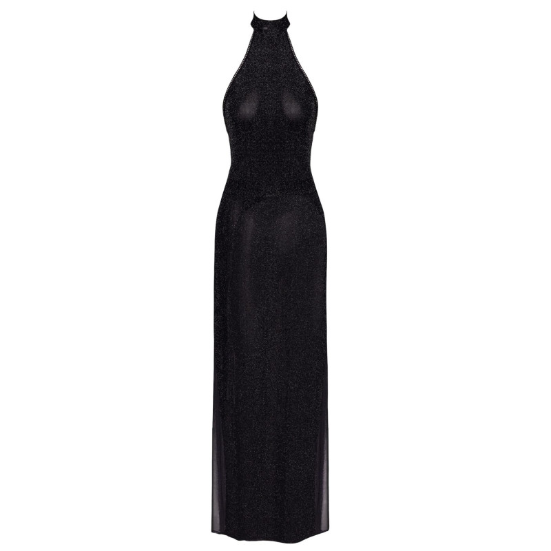 Платье Noir Handmade F372 Onyx Twin-slit Long dress M