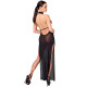 Платье Noir Handmade F372 Onyx Twin-slit Long dress L