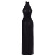 Платье Noir Handmade F372 Onyx Twin-slit Long dress L