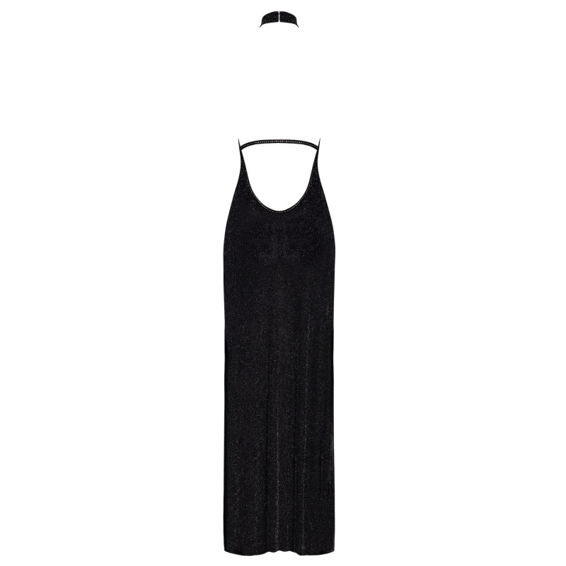 Платье Noir Handmade F372 Onyx Twin-slit Long dress L