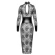 Платье Noir Handmade F375 Noirelle Lace Corset Midi dress S