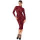 Платье Noir Handmade F384 Kink Royal midi dress XL