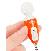 Мини-вибратор Брелок Оранжевый