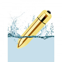 Десятискоростная водонепроницаемая вибропуля Золото