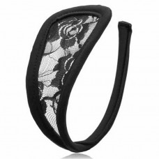 Жіночі с-стрінги без лямок Чорні S/M еротична білизна — Keks-Hub