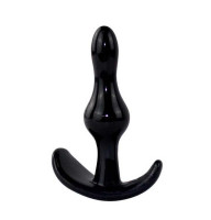 Силіконова анальна пробка Чорна 2.2*8.3 см