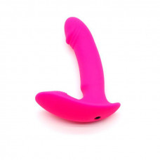 Вібратор-стимулятор G-точки та ануса Рожевий 10 режимів вібрації — Keks-Hub