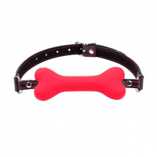 Кляп Кістка для BDSM Червоний — Keks-Hub