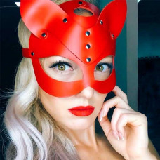 Маска кішки сексуальна червона — Keks-Hub