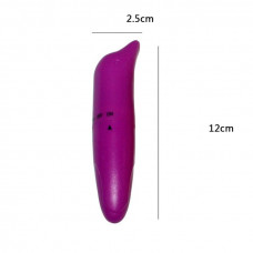 Вибратор-массажер Дельфин для стимуляции точки G, Фиолетовый — Keks-Hub