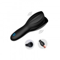 Автоматичний мастурбатор для голівки члена Glans - Чорний - 10*4 см