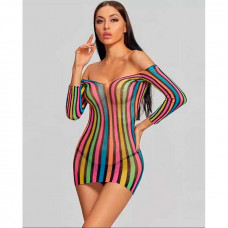 Кольорова міні-сукня XS/S/M - Еротична білизна — Keks-Hub