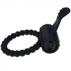 Ерекційне кільце вібраційне Чорне — Keks-Hub