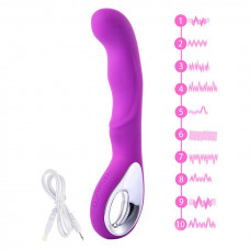 Вібратор для стимуляції точки G USB -  Фіолетовий - Вібратори