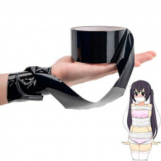 Скотч для бондажу - Чорний - Садо-мазо