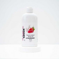 Лубрикант на водній основі Kisses Полуниця 200 мл. – Інтимне мастило