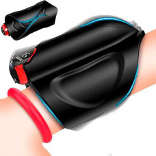 Вібронасадка на пеніс, мастурбатор, вібропуля Blowmotion 3 в 1