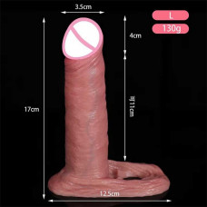 Насадка для збільшення на пеніс і мошонку 17 см