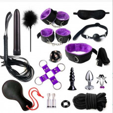 БДСМ набір (Бандажний набір) з 17 предметів — Садо-мазо