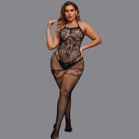 Спокусливий бодистокінг зі стразами та відкритим доступом L-XXL — Еротична білизна