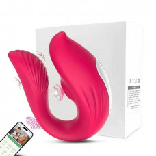 Вакуумний смарт-вібратор для пар Love Spouse фуксія