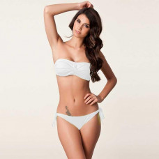 Купальник на зав'язках Chile S-M білий