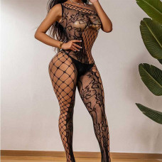 Спокусливий БодіСтокінг через плече — S/M/L — Еротична білизна