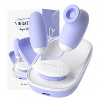 Подвійне вакуумне віброяйце Laile Magic Box USB 20 режимів