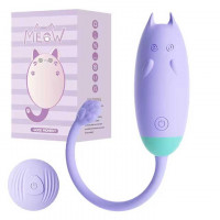 Клиторальный вибратор We Love QiQi Lilo кошечка USB с пультом Д/У фиолетовый