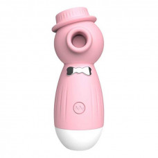 Кліторальний вакуумний вібратор в капелюшку Wo-sex Lilo USB - Рожевий