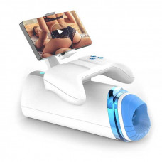 Автоматичний мастурбатор Warrior M-100 PRO з поступальними рухами, вібрацією, підігрівом та тримачем для телефону