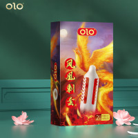 Презервативи стимулюючий з вусиками OLO Phoenix з силіконовою змазкою 18 см 2 шт.