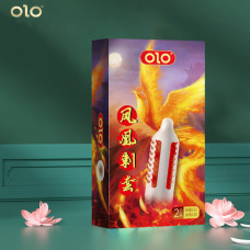 Презервативи стимулюючий з вусиками OLO Phoenix з силіконовою змазкою 18 см 2 шт.
