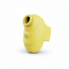 Стимулятор-вибратор вакуумный силиконовый на палец Little Bee 3-в-1 с 7 режимами Желтый — Keks-Hub